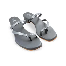 THE MADRAS TRUNK Striped Flatform Sandals image 3