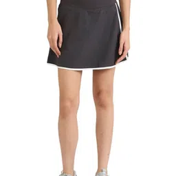 Hunnit Women 4-Way Stretchable Skorts with Wide Waistband Inbuilt Shorts & 2 Side Pockets-image-72