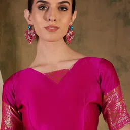 Suha Woven Design Art Silk Ready to Wear Banarasi Saree image 5