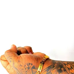 Dynamic Retail Global Men Gold-Plated Link Bracelet image 1