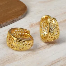 SHREE KRISHNA SHOPPING Gold-Plated Brass Earrings-picture-21