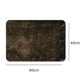 Premsons Brown 400 GSM Microfibre Bath Rugs image 3