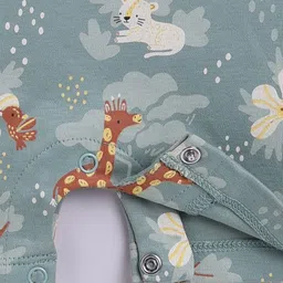 BABY GO Infant Girls Printed Pure Cotton Romper image 2