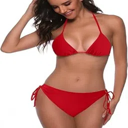 Dream of style Halter Neck Swim Bikini Set Swimwear-picture-25