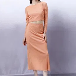 Shally Bhasin by Athena Self Design Top With Skirt-image-22