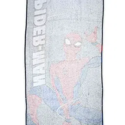 Yellow Bee Red & Navy Blue 1 Printed Cotton 300 GSM Bath Towel image 2