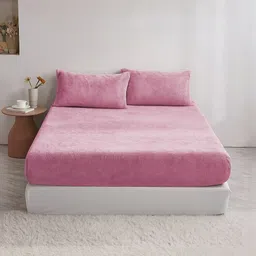 bsb home Pink 220TC King Bedsheet Set 182.88 mx 218.44 m-image-60