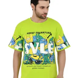 SAGEWARE Graphic Printed Round Neck Cotton T-shirt-picture-40