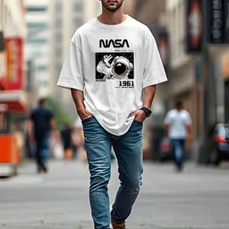 AUSK Men Printed Applique T-shirt image 4