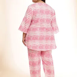 Sztori Printed Pure Cotton Tunic & Trousers Co-Ords image 4