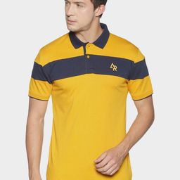ADRO Men Colourblocked Polo Collar T-shirt-picture-9