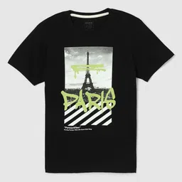 max Boys Typography Printed Applique T-shirt-picture-31