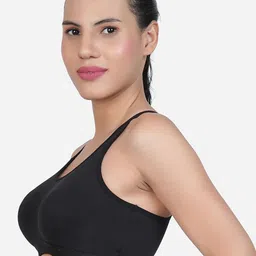 SHYAM SONS FLAIR Pack of 3 Full Coverage Non Padded Seamless Sports Bra image 3