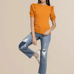 Mast & Harbour Women Pack Of 2 Puff Sleeve Top image 5