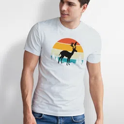 Seekbuylove Men Printed Bio Finish T-shirt image 4