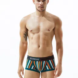 PANTEAZY Striped Printed Stretchable Trunk image 5