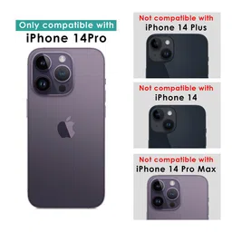 SPRIG Solid Printed iPhone 14 Pro Max Back Case Mobile Accessories image 3