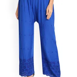 MIXFIT Women Ethnic Motifs Embroidered Relaxed Fit High-Rise Trouser-image-67
