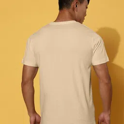 VEIRDO Men Graphic Printed Round Neck Cotton T-shirt image 2