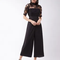 Miss Chase Women Halter Neck Basic Jumpsuit-picture-25