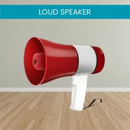 guggu King Bhopu with High Volume Speaker, Battery Backup and Recording FeatureQ1 Handheld Megaphone and Rechargeable Siren Loudspeaker With USB/Memory CardG331 Outdoor PA System image 1