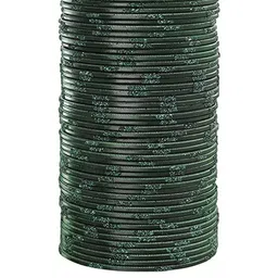 Guddan Set of 96 Pista & Green Metal Bangles image 5