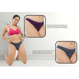 ORLIZEA Set Of 2 Cotton Blend Thongs image 2