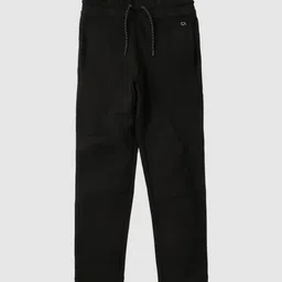 GAP Boys Black Mid-Rise Slim Fit Cotton Trouser-image-11