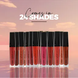 Inshine Liquid Suede Long Lasting Lip Color - 6 ml - Belgian Brown 613 image 2