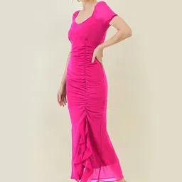 aayu Ruffled Georgette Maxi Dress image 5