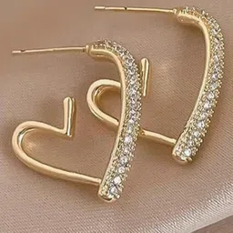 M55 Heart Shaped Studs Earrings-picture-38