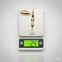 coral india Spinner Bait Brass Fishing Lure image 3