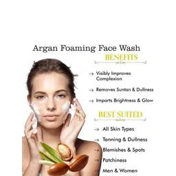 Park Daniel Argan Oil Foaming Face Wash For Glowing Skin - 150 ml image 2