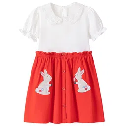 StyleCast x Revolte Girls Colourblocked Applique A-Line Midi Dress-picture-31