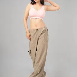 Lovable Women Full Coverage Seamless Sports Bra With Removable Pads image 3