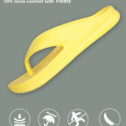 Hush Puppies Men Yellow Synthetic Thong Flip-Flops image 2