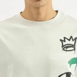 United Colors of Benetton Typography Printed Round Neck Pure Cotton T-shirt image 3