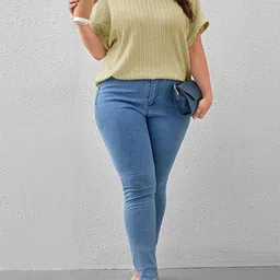 RAHI TRENDZ Women Self Design Extended Sleeves Regular Top image 5