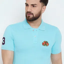 MERRIMENT Men Polo Collar T-shirt-image-39