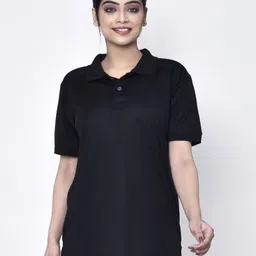 RAPL Women Polo Collar Cut Outs T-shirt-picture-28