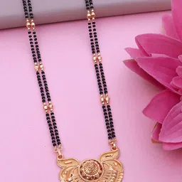 Ramdev Art Fashion Jwellery Gold-Plated Artificial Beads Mangalsutra-picture-29