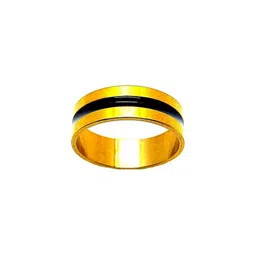 Dynamic Retail Global Set of 3 Rings for Men & Women, Yellow-Purple Alloy Ring () image 3
