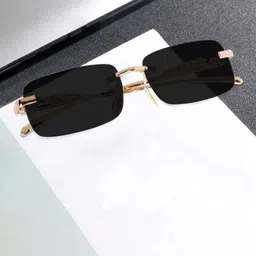 SPADEACES Unisex Kids Black Lens & Black Square Sunglasses with-picture-43