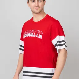 PYRO SPIRIT Men Typography Printed Applique T-shirt image 3