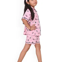 Miss & Chief Girls Printed Night suit image 2