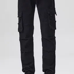 StyleCast Men Regular Fit Mid-Rise Cargos Trousers-picture-29