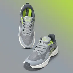 Woodland Men All-Rounder Walking Non-Marking Lace-Ups Mesh Shoes-image-77