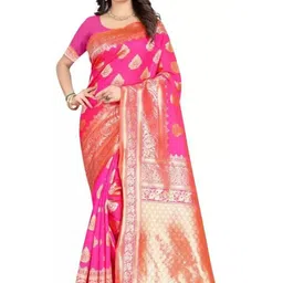 Florence Woven Design Zari Pure Silk Kanjeevaram Saree-image-82