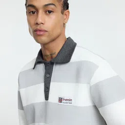 Trendyol Men Striped Sweatshirt image 4