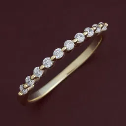 Kushal's Fashion Jewellery 92.5 Pure Silver Gold-Plated Zircon Party Finger Ring-picture-58